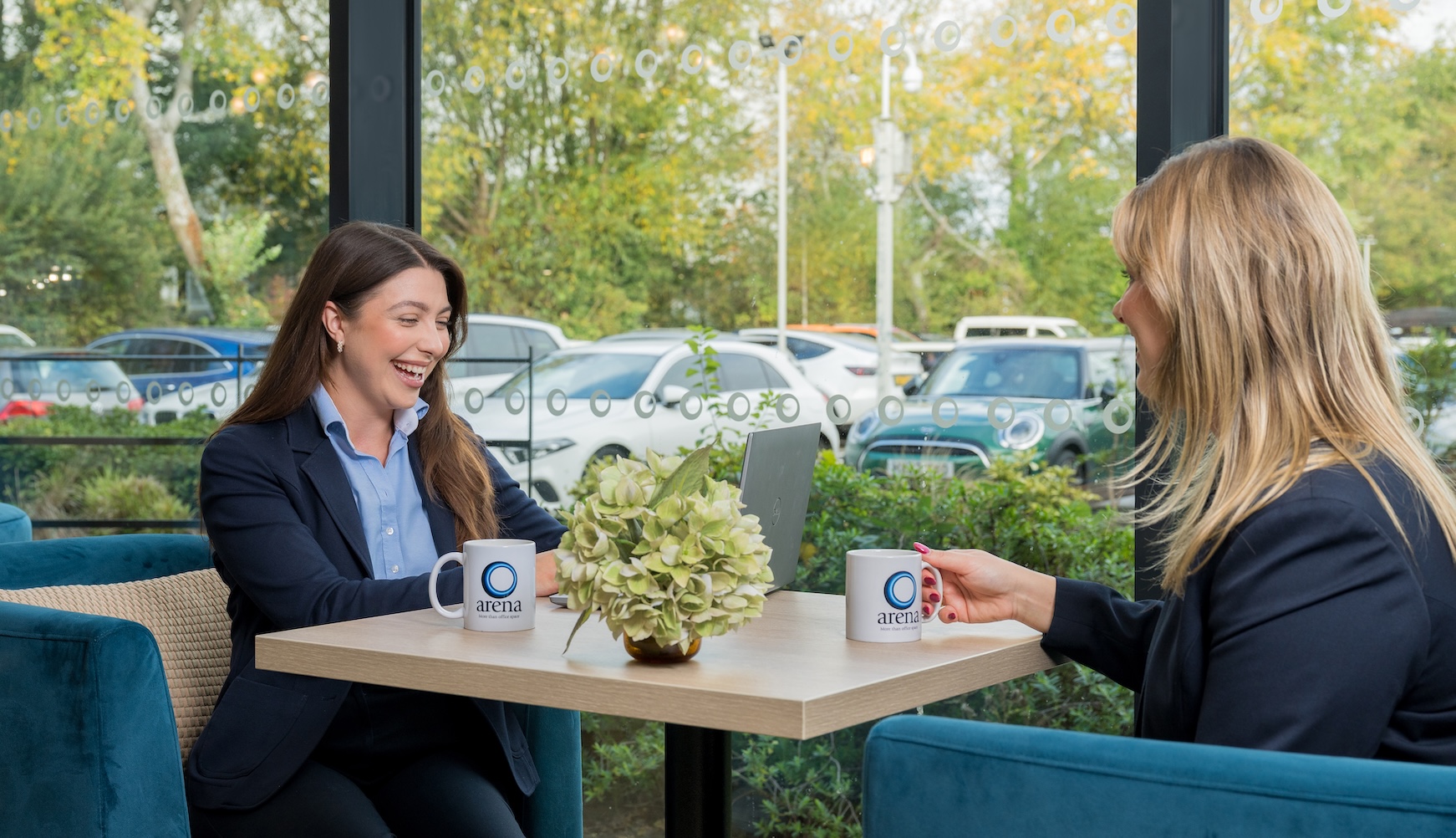 Business lounge at Langstone Gate serviced offices in Havant by Arena Offices