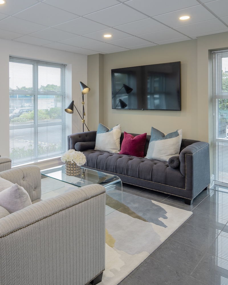 Business lounge at Holyrood serviced offices in Poole by Arena Offices