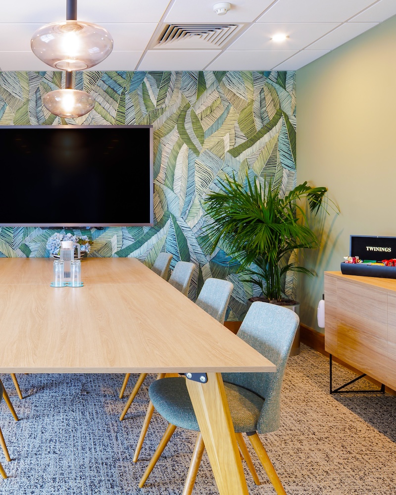 Meeting room at Holyrood serviced offices in Poole by Arena Offices
