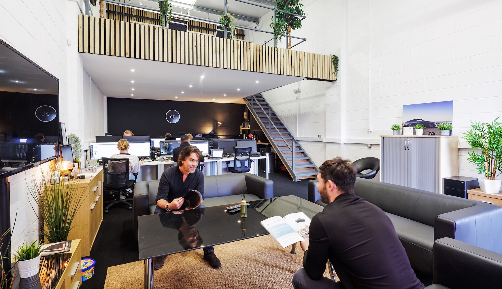 Studio workshop space at Holyrood serviced offices in Poole by Arena Offices