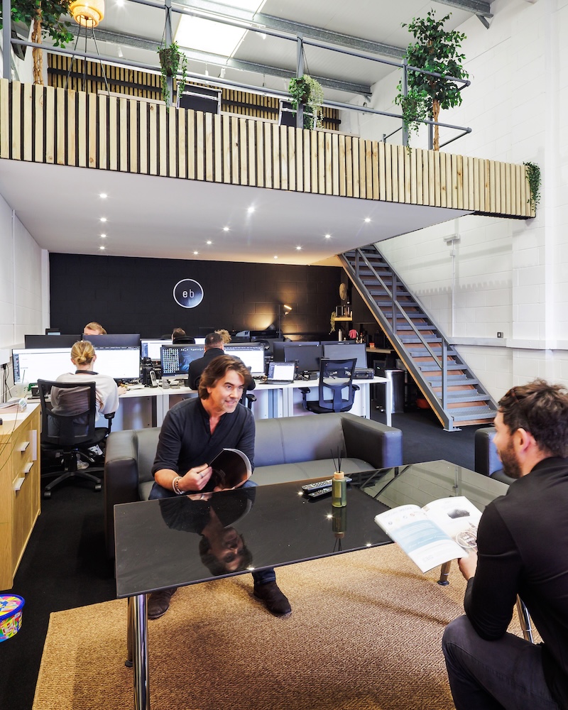 Studio workshop space at Holyrood serviced offices in Poole by Arena Offices