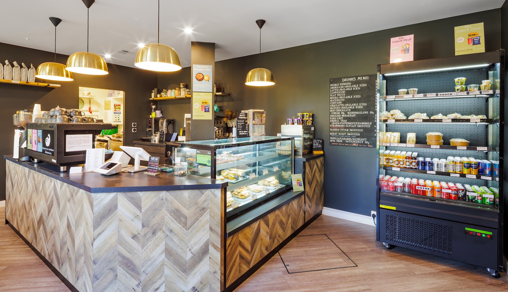 Café area at Berkshire Place serviced offices in Reading by Arena Offices
