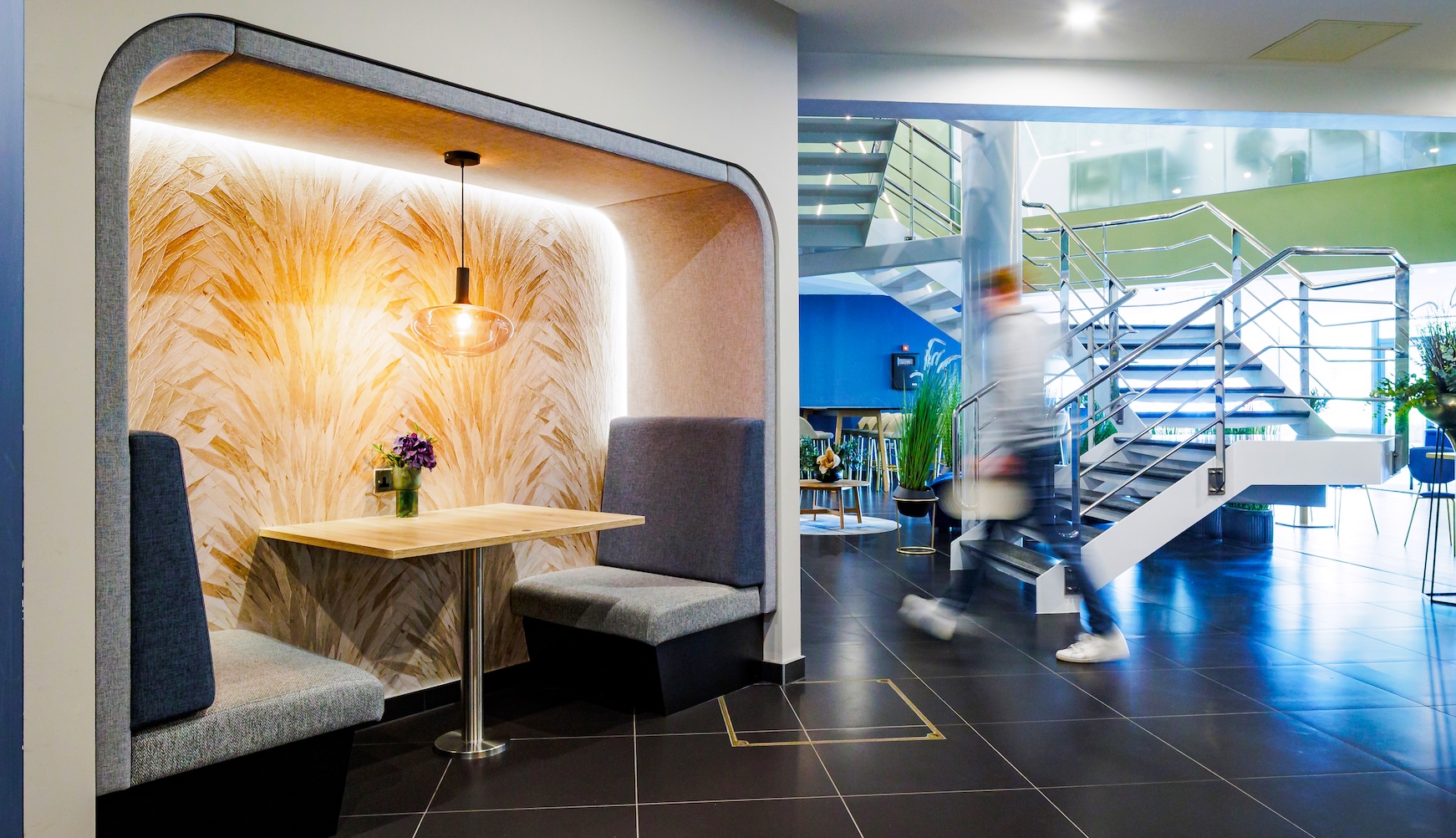 Private work pods at Berkshire Place serviced offices in Reading by Arena Offices